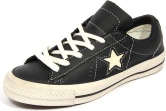 Converse Sneakers, female, Black, Size: 6 US Suola Effetto Vintage Sneaker
