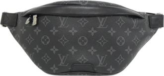 Louis Vuitton Black Coated Canvas Shoulder Bag (Pre-Owned)
