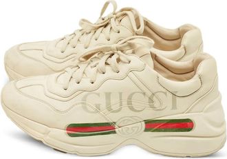 Gucci Sneakers Rhyton in pelle - Toni neutri