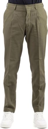Hindustrie Hpa 005S01 Slim Broeken - Heren - Slim Fit Broeken - Groen - XL - Katoen - Broeken