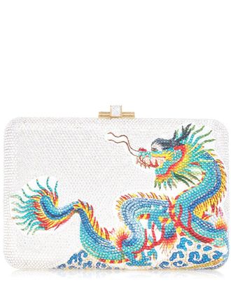Judith Leiber Slim Crystal Clutch