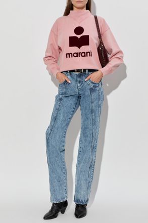 Isabel Marant Moby Sweatshirt, Womens, Pink