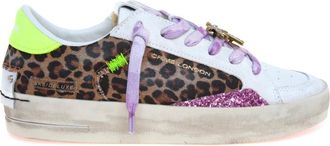 Crime London Schoenen, Dames, Veelkleurig, 37 EU, Leer, SK8 Deluxe Savannah
