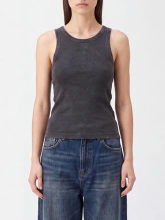 Camperlab Canotta slim fit in cotone elasticizzato con scollo rotondo e spalle scoperte