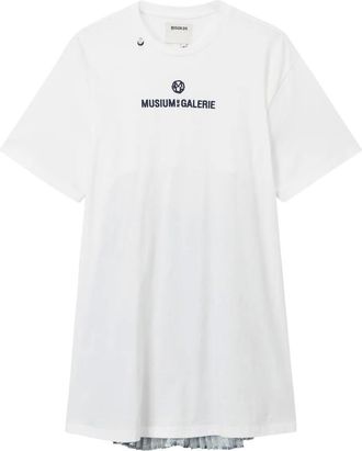 Musium Div. Abito in cotone - Bianco