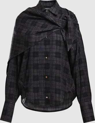 Essentiel Chemise Kiss Gris Noir