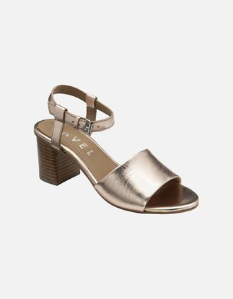 Ravel Womens Henty Womens Heeled Sandals - Silver - Size: 4