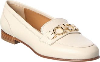 Ferragamo Ferragamo Gancini Leather Loafer