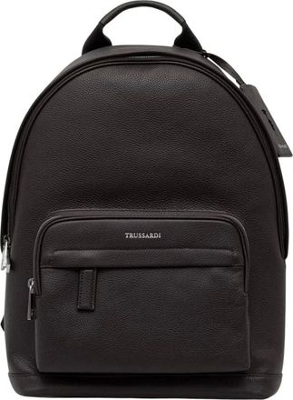 Trussardi Kantoorrugzak - Heren - Tassen - Bruin - Maat: ONE Size Leer