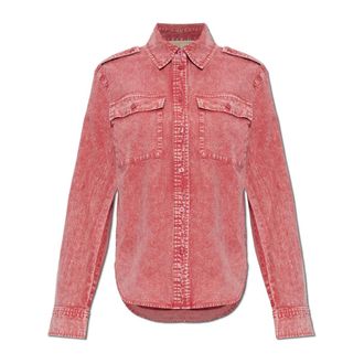 Michael Kors Dames, Blouses & Shirts, Roze, Maat: L Denim