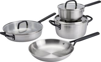 Zwilling Milano Stainless Steel 7-pc Stainless Steel Cookware Pan Set