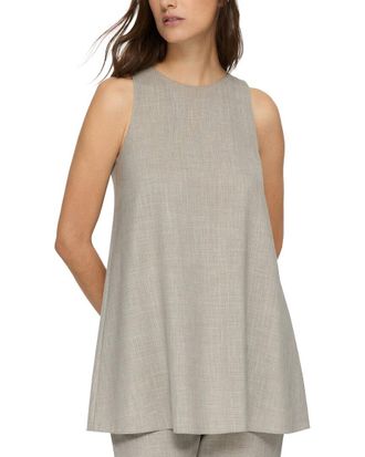 Lafayette 148 New York Racerback Flared Hem Top