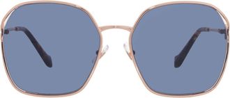 Miu Miu Blue Oversized Ladies Sunglasses MU 52WS ZVF1V1 60