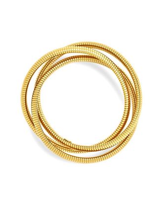 Sterling Forever 14K Plated Briar Stacking Link Stretch Bracelet