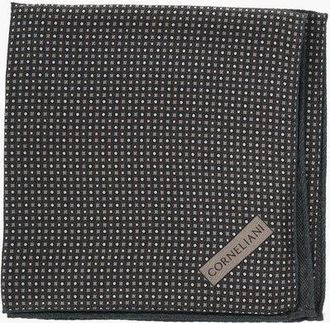 Corneliani Patterned Silk Pocket Square size Unica