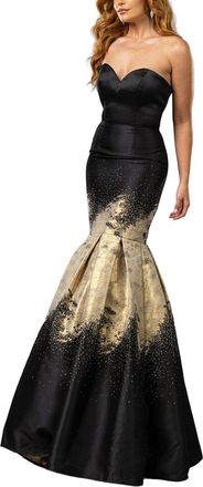 Terani Couture Embellished Maxi Dress