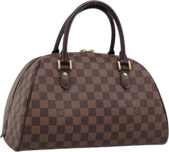 Louis Vuitton Pre-owned Vintage Hand Bag - Dames - Vintage Handtas - Bruin - ONE Size - Vintage