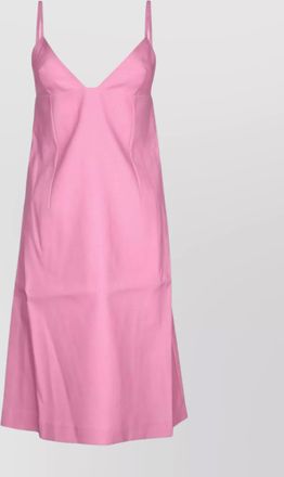 Jacquemus silk blend midi dress