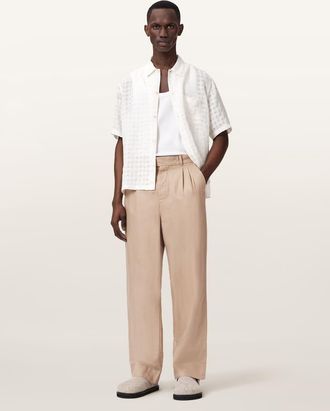 AllSaints Roland - Pantaloni sartoriali beige-Neutro