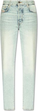 Diesel Straight Jeans - Dames - Regular Fit Jeans - Blauw - W28 - Katoen - Jeans