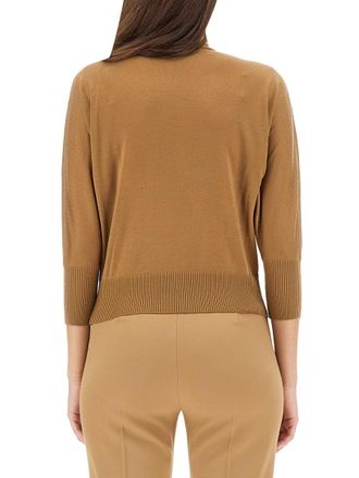 Max Mara Virgin Wool Sweater - Beige