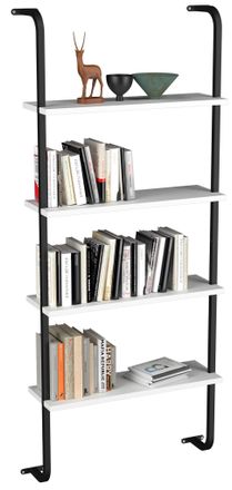 ebuy24 Ebuy24 - Colgante De Estante De Madera Vcm Estante De Ahorro De Espacio Dimensiones: Al. 150 X An. 64 X T. 20 Cm Colgante Elegante Estante De Almacena