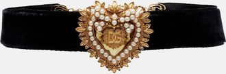 Dolce & Gabbana Choker Devotion in velluto