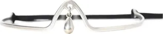 Ann Demeulemeester Kitta Diadem headband - women - Sterling Silver/Fabric - One Size
