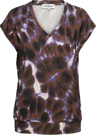 &Co Woman Tops, Dames, Bruin, 3Xl, Lucia Purple Tie-Dye IB-Iris multi