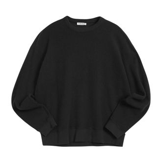 Ymc You Must Create Sweatshirts, male, Black, Size: M Versatile Waffle Crewneck