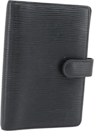 Louis Vuitton Pre-owned Day Planner Cover - Dames - Vintage Accessoires - Zwart - ONE Size - Leer - Vintage