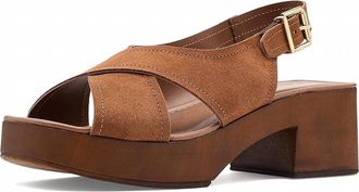 Seychelles Womens Heart Of Gold Suede Sandal In Brown