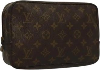 Louis Vuitton Pre-owned Clutches, female, Brown, Size: ONE SIZE Pre-owned Canvas Clutch