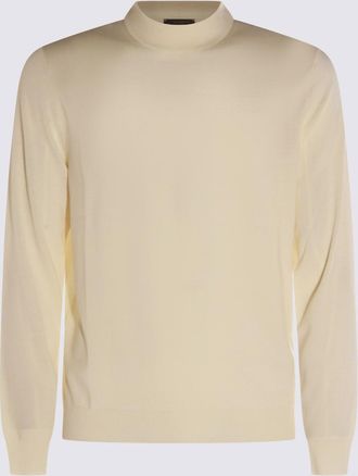 Zanone Cream Wool Knitwear
