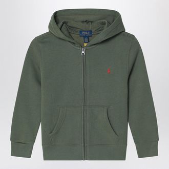 Polo Ralph Lauren Olive Green Hooded Sweatshirt