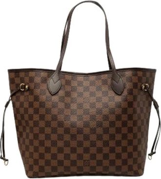 Louis Vuitton Pre-owned Neverfull MM - Dames - Vintage Shopper - Bruin - ONE Size - Leer - Vintage