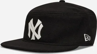 New Era New York Yankees MLB Cooperstown Pin Pillbox Adjustable Cap Black