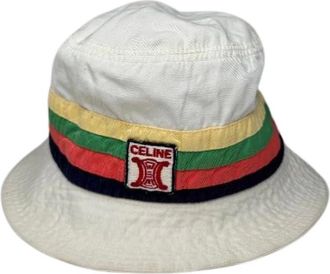 Celine Pre-owned Accessories, female, Multicolor, Size: ONE SIZE Pre-owned Cotton Hat