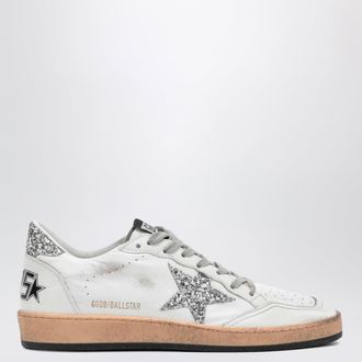 Golden Goose Sneakers Ball Star bianca/argento