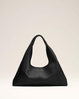 Ami Black Soft Leather Etienne Shoulder Bag Black - OS - Unisex