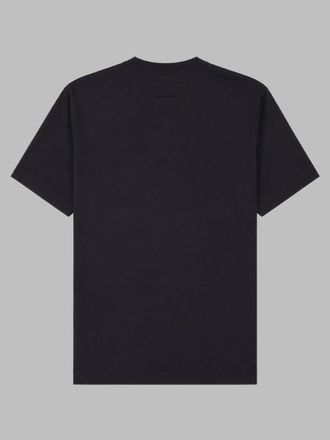 Ermenegildo Zegna Mens Logo Cotton T-Shirt Blue T-Shirts And Polos
