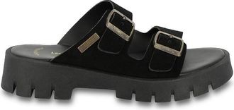 Les Tropeziennes Leren muiltjes met gekartelde zool Tiamo