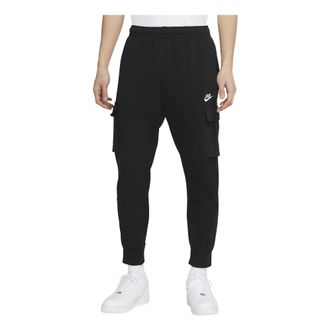 Nike MENS Sportswear Club French Terry Casual Overall Ankle Banded Pants Black CZ9955-010