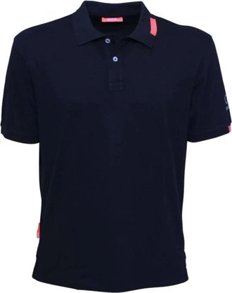 Suns Klassiek Blauw Poloshirt - Heren - Polos - Blauw - 2XL - Katoen - Tops