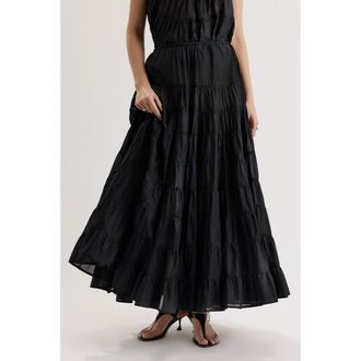 Merlette Chandni Skirt in Black at Nordstrom, Size Xx-Small