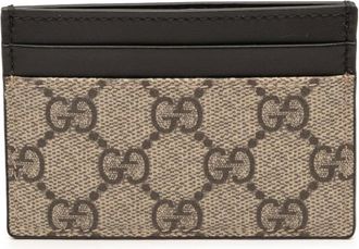 Gucci Pre-owned Wallets, female, Brown, Size: ONE SIZE Pre-owned Card Case Holder