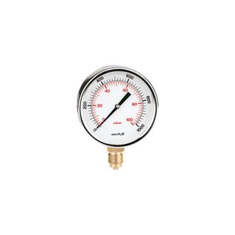 Caleffi Caleffi - Manometro per gas 3/8 &oslash; 80, bar 0-100 846104 3/8 - 0-100