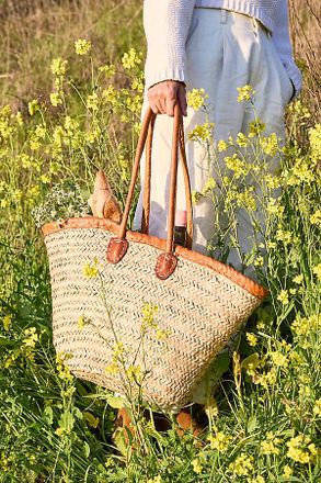 Terrain Leather Handle Market Tote