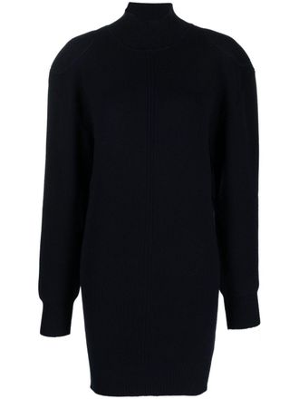 Stella McCartney Abito a collo alto - Blu