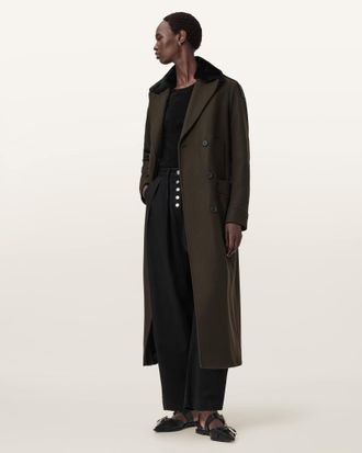 AllSaints Millie Double Breasted Coat
